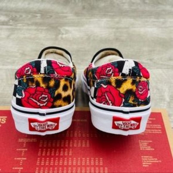 Vans Classic Slip-On Rose Checkerboard - Picture 4 of 6